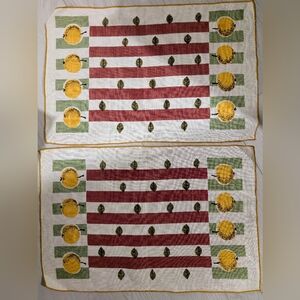 Vintage 1960s Swedish Scandi Linen/Cotton Placemats Marianne Westman Style EUC